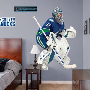 Braden Holtby 2021 for Vancouver Canucks - Officially Licensed NHL Removable Wall Decal Life-Size Athlete + 2 Decals by Fathead