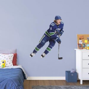 Brock Boeser for Vancouver Canucks - Officially Licensed NHL Removable Wall Decal Giant Athlete + 2 Decals (41"W x 51"H) by Fath
