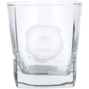 Vancouver Canucks 14oz. Frost Stamp Old Fashioned Glass
