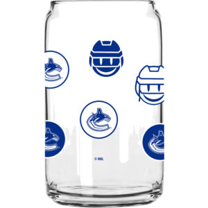 Vancouver Canucks 16oz. Smiley Can Glass