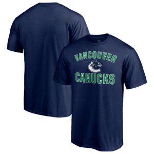 Men's Fanatics Branded Navy Vancouver Canucks Special Edition Victory Arch T-Shirt